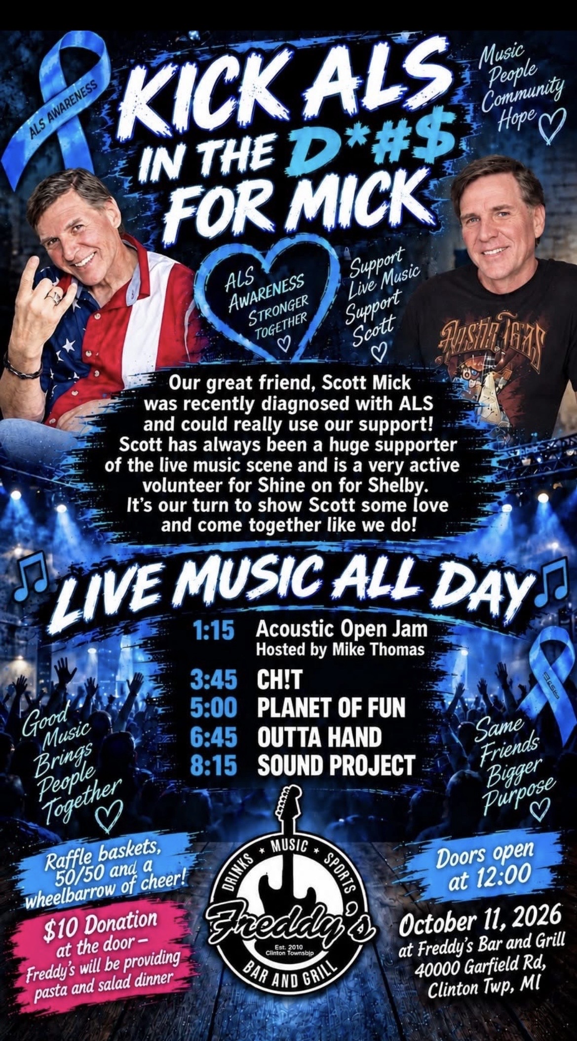 Live Music Benefit for Scott Mick 